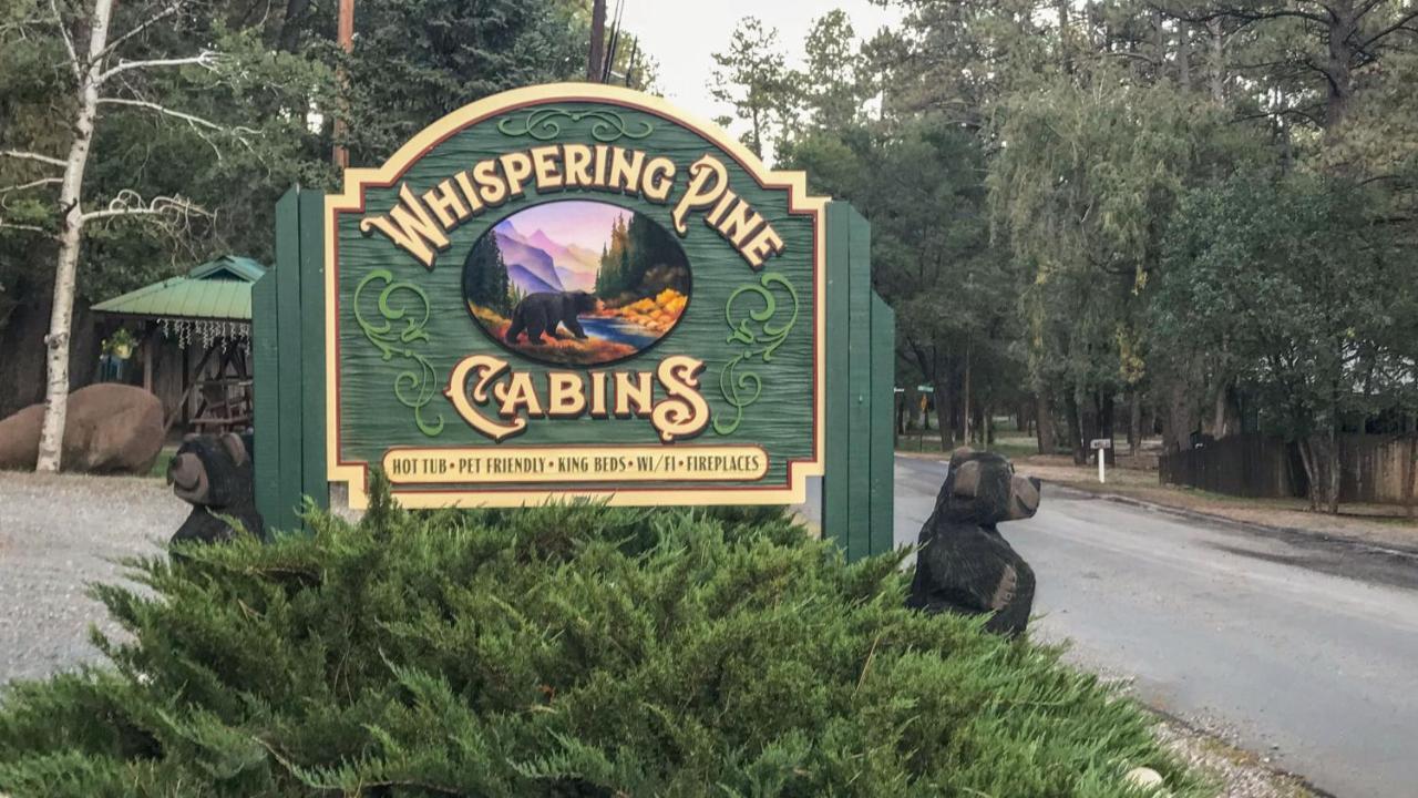 Whispering Pine Cabins Руидозо Экстерьер фото